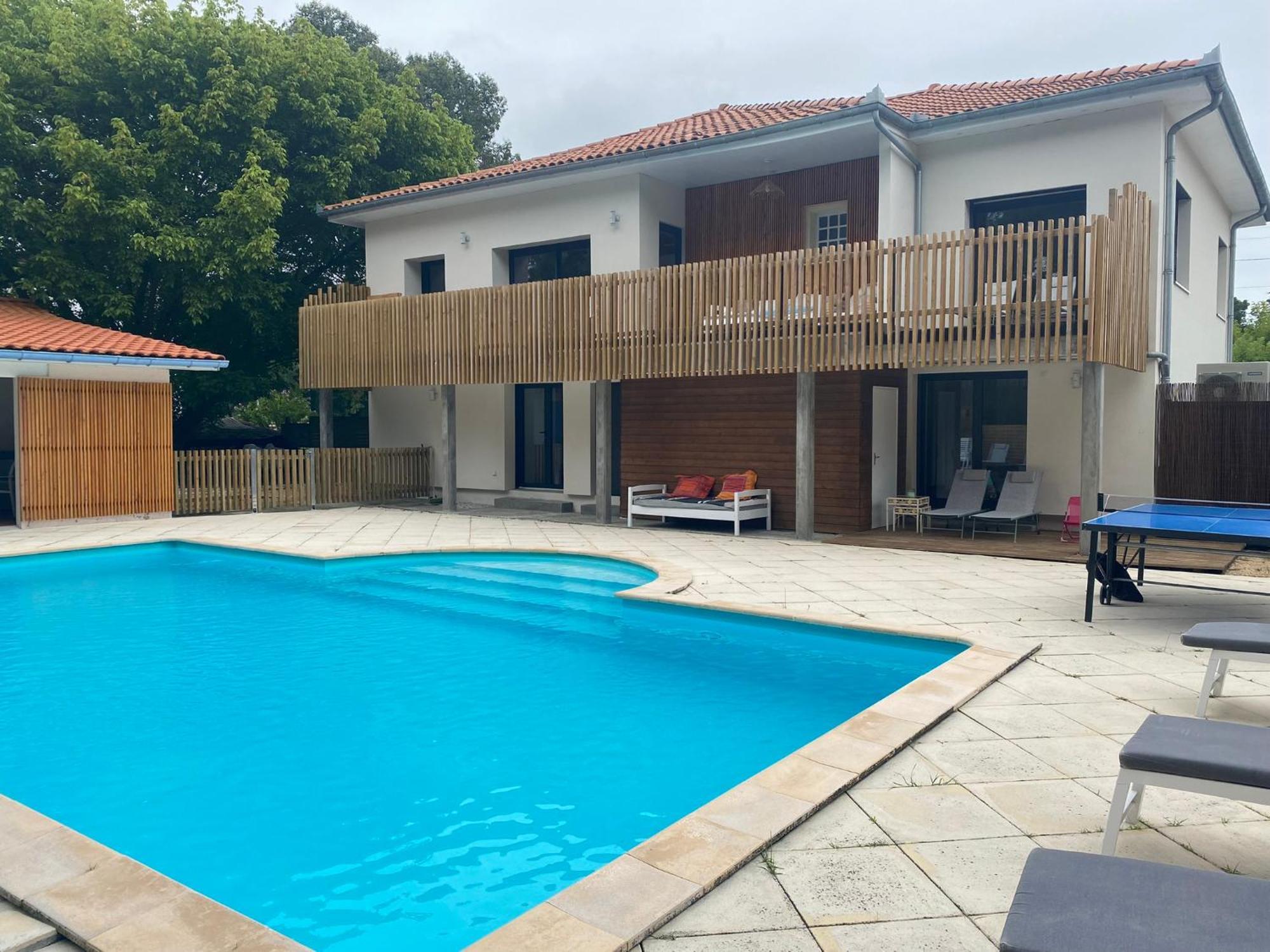 Maison Dharma A 5Km De La Plage Avec Sauna Mimizan Luaran gambar