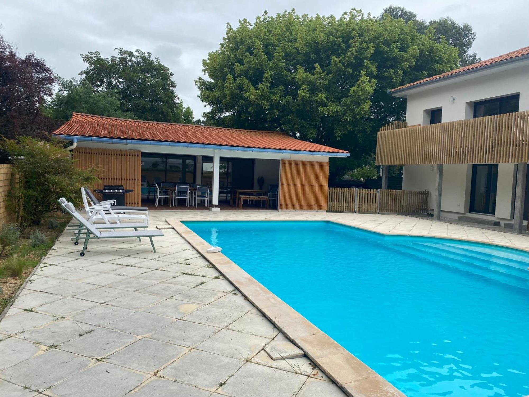 Maison Dharma A 5Km De La Plage Avec Sauna Mimizan Luaran gambar