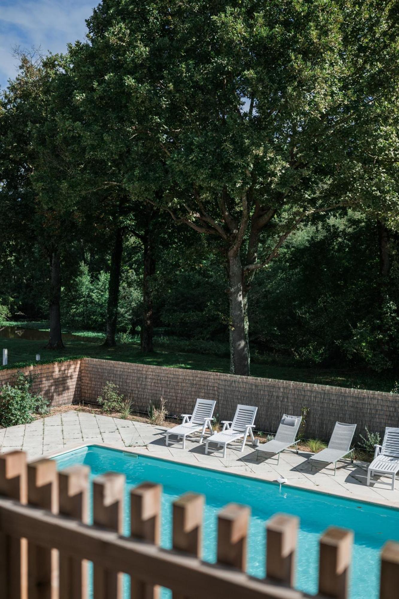 Maison Dharma A 5Km De La Plage Avec Sauna Mimizan Luaran gambar